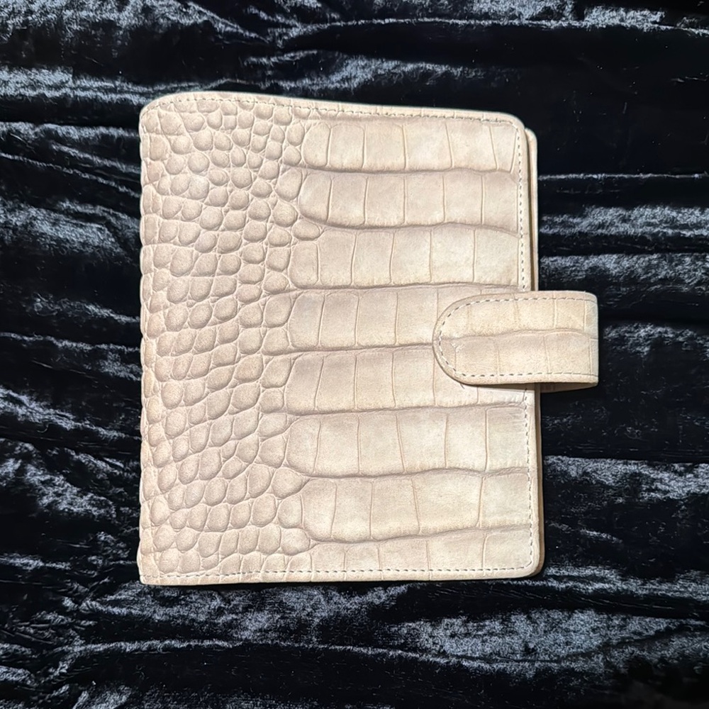 Van der spek A6 Croco stardust custom planner
